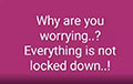COVID 19 - Lock Down Is Not For Everything