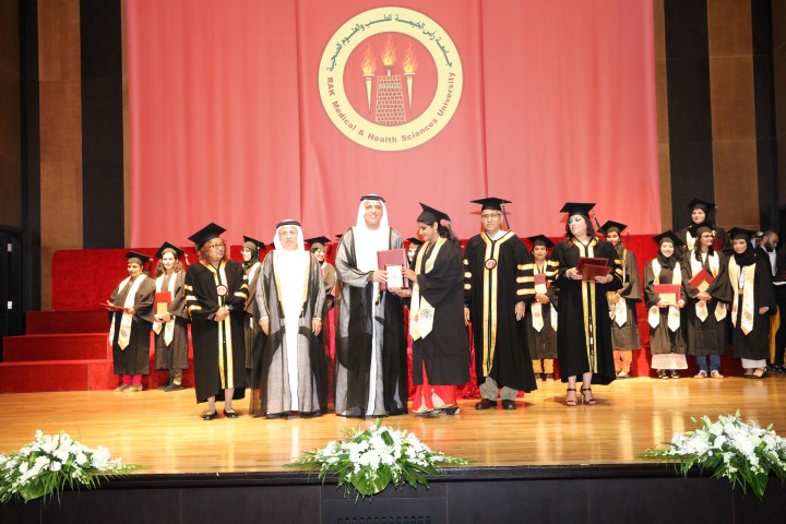 RAK Ruler attends RAKMHSU graduation ceremony