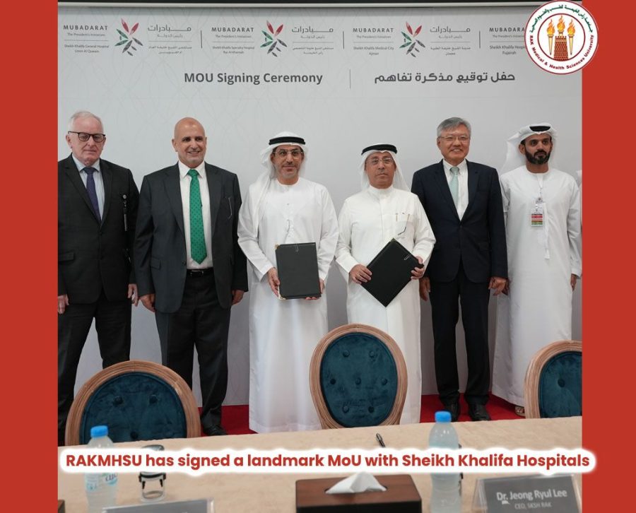 RAKMHSU signs a landmark MoU with Sheikh Khalifa Hospitals