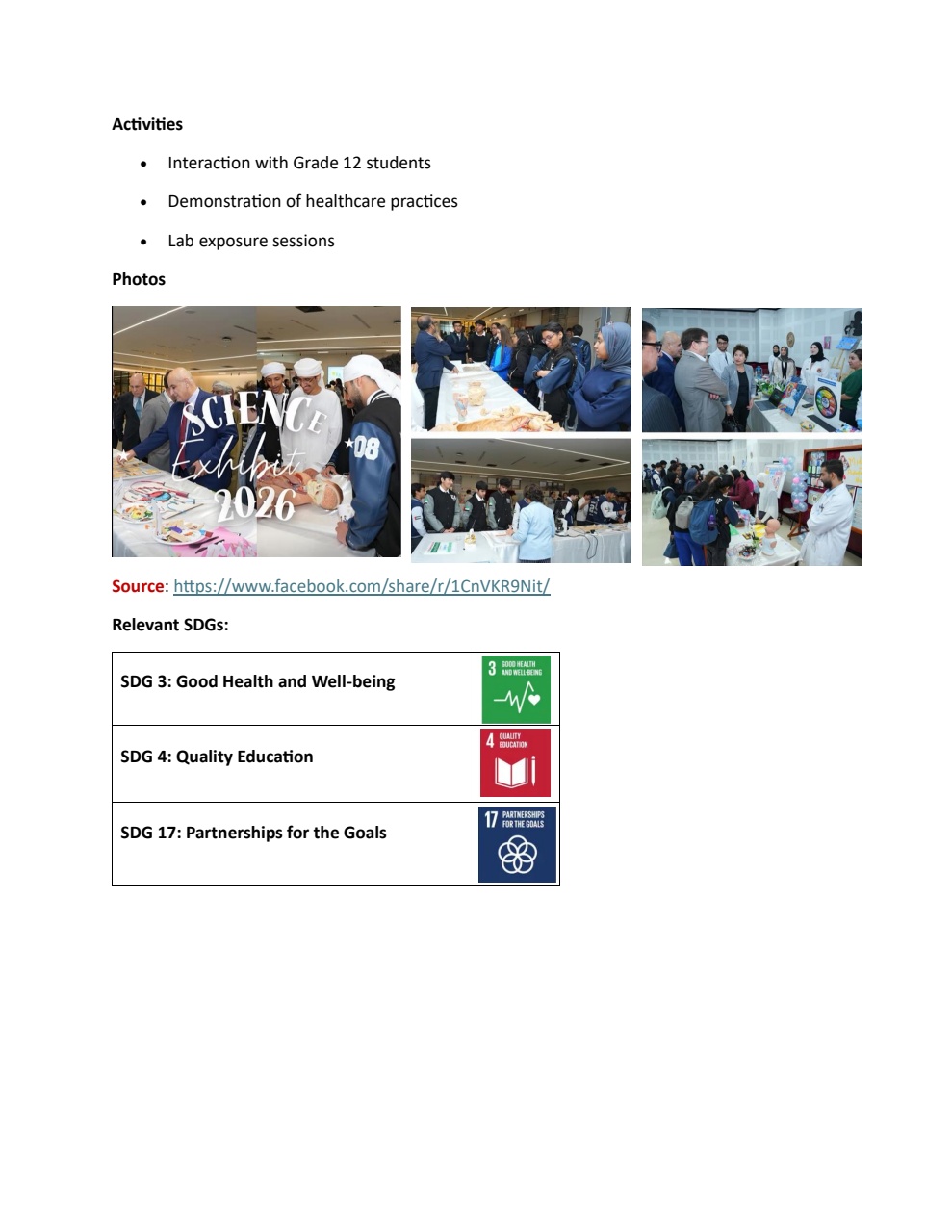 Sustainability student engagement at RAKMHSU — photo 3