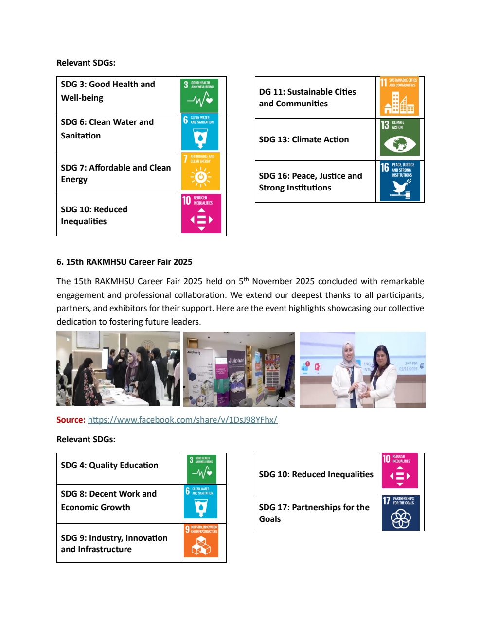 Sustainability student engagement at RAKMHSU — photo 5