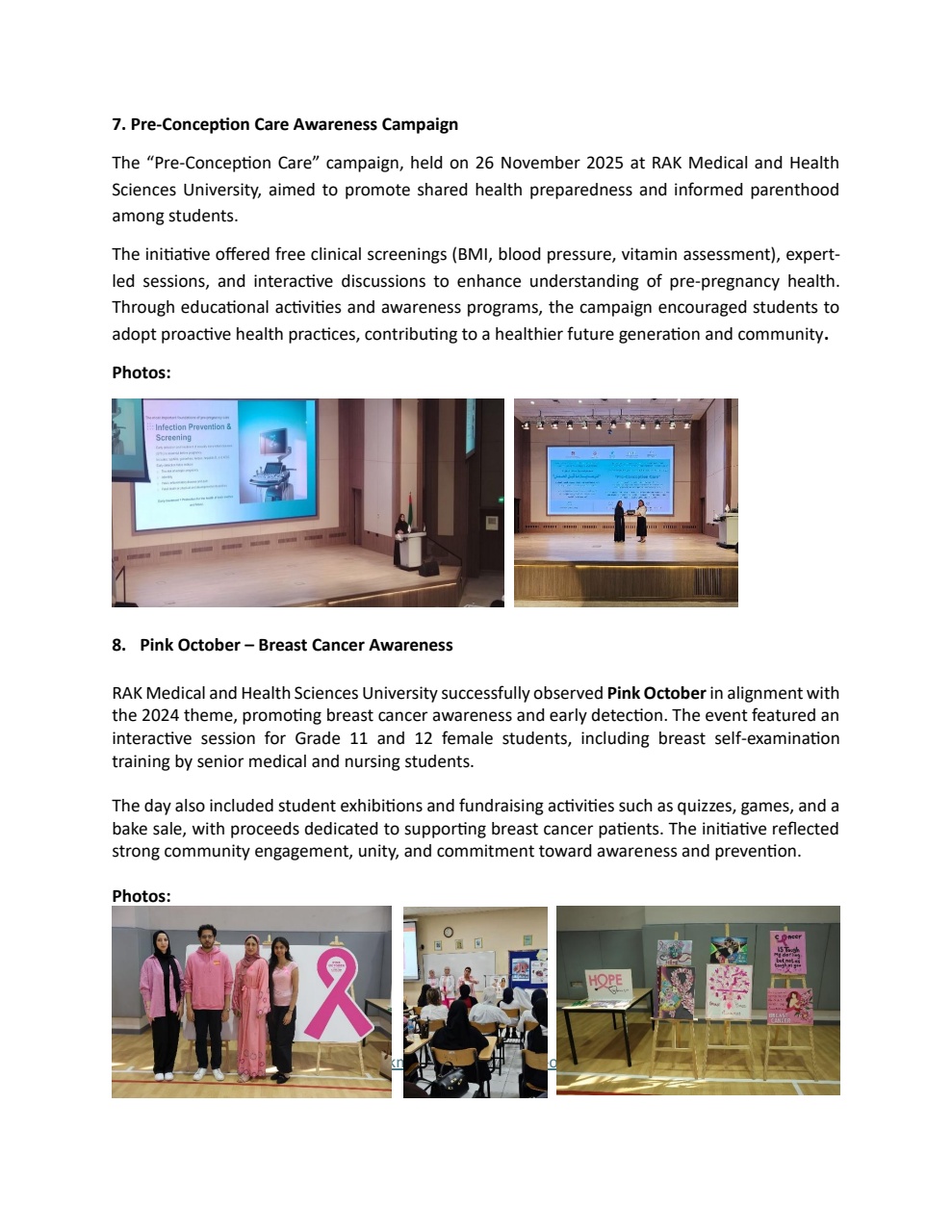 Sustainability student engagement at RAKMHSU — photo 6