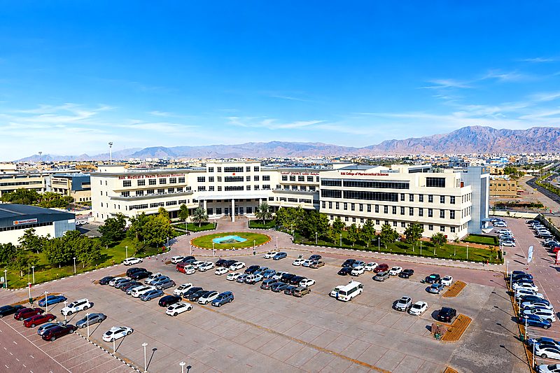 RAK Medical & Health Sciences University campus in Ras Al Khaimah
