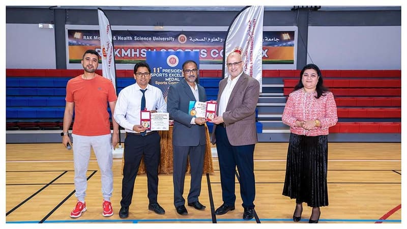 11th Presidential Sports Excellence Medal 2025 at RAK Medical & Health Sciences University, 2024-25 — photograph 17 of 20