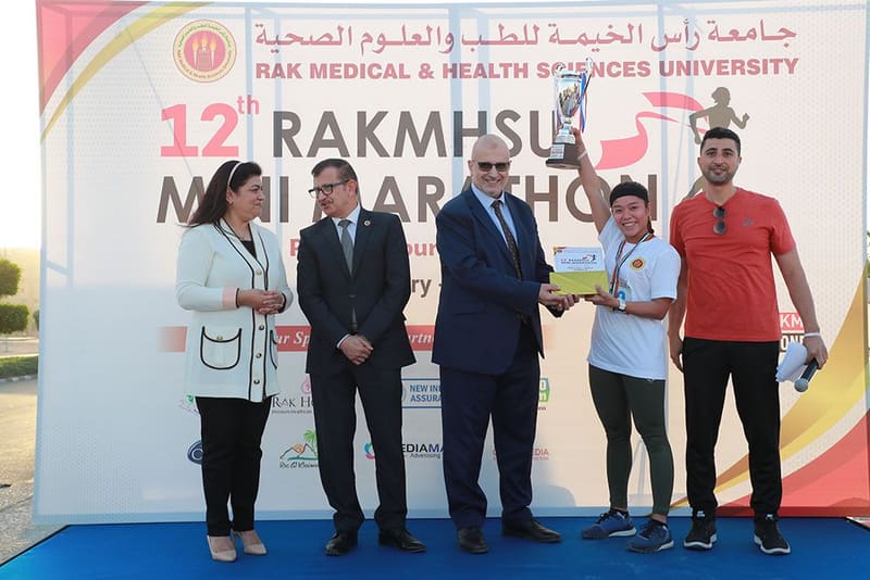 12th RAKMHSU Mini Marathon at RAK Medical & Health Sciences University, 2023-24 — photograph 10 of 50