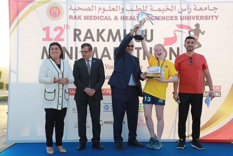 12th RAKMHSU Mini Marathon at RAK Medical & Health Sciences University, 2023-24 — photograph 16 of 50