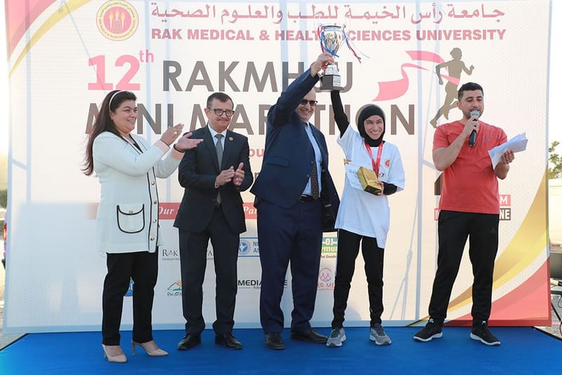 12th RAKMHSU Mini Marathon at RAK Medical & Health Sciences University, 2023-24 — photograph 18 of 50