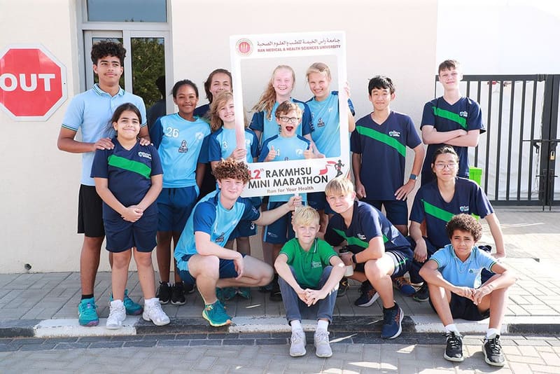 12th RAKMHSU Mini Marathon at RAK Medical & Health Sciences University, 2023-24 — photograph 46 of 50