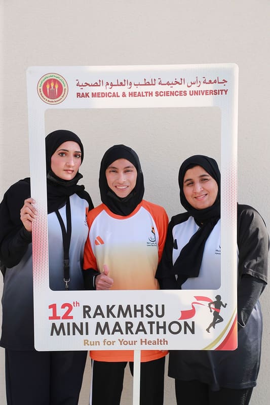 12th RAKMHSU Mini Marathon at RAK Medical & Health Sciences University, 2023-24 — photograph 47 of 50