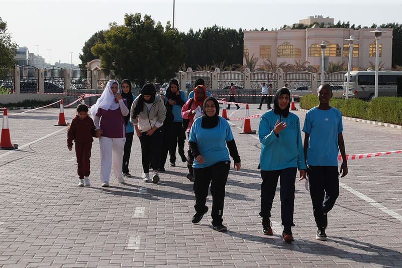 12th RAKMHSU Mini Marathon at RAK Medical & Health Sciences University, 2023-24 — photograph 48 of 50