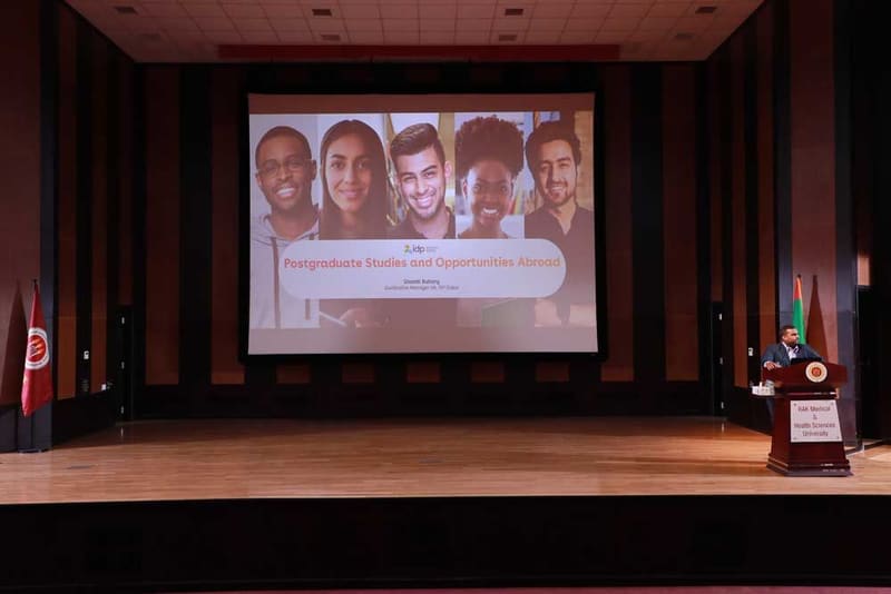 13th Career Fair 2023 at RAK Medical & Health Sciences University, 2023-24 — photograph 5 of 40