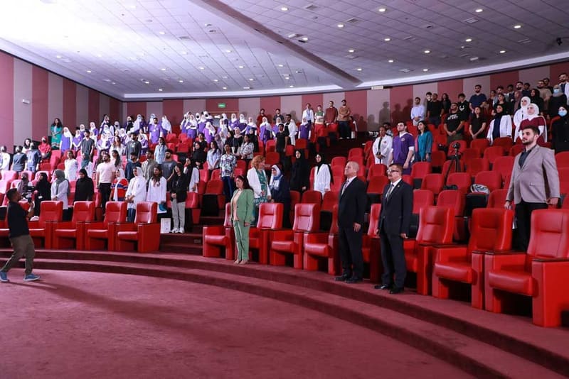13th Career Fair 2023 at RAK Medical & Health Sciences University, 2023-24 — photograph 15 of 40