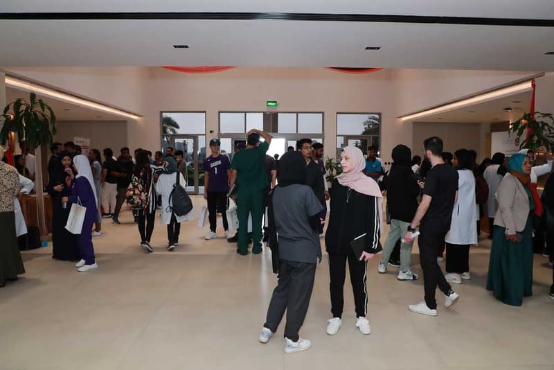 13th Career Fair 2023 at RAK Medical & Health Sciences University, 2023-24 — photograph 18 of 40