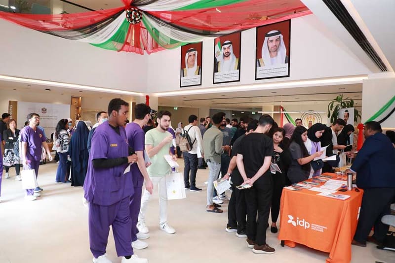 13th Career Fair 2023 at RAK Medical & Health Sciences University, 2023-24 — photograph 20 of 40