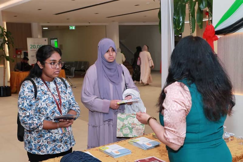 13th Career Fair 2023 at RAK Medical & Health Sciences University, 2023-24 — photograph 25 of 40