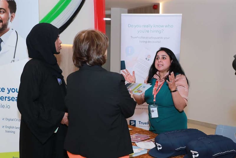 13th Career Fair 2023 at RAK Medical & Health Sciences University, 2023-24 — photograph 30 of 40