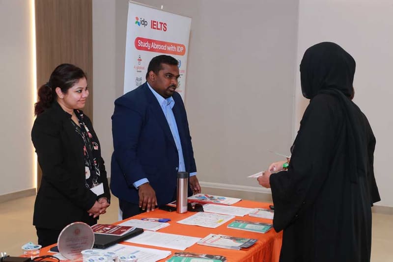 13th Career Fair 2023 at RAK Medical & Health Sciences University, 2023-24 — photograph 31 of 40