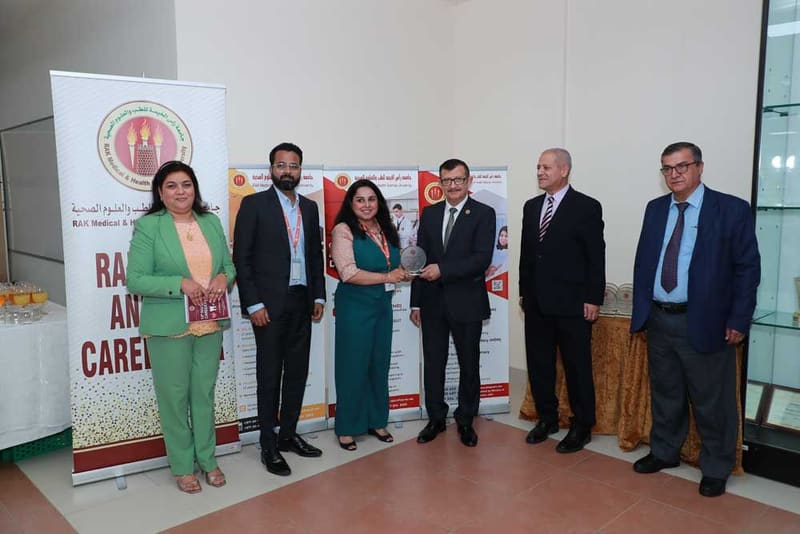 13th Career Fair 2023 at RAK Medical & Health Sciences University, 2023-24 — photograph 34 of 40