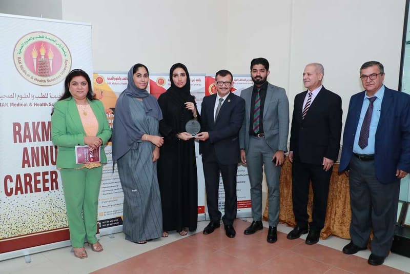 13th Career Fair 2023 at RAK Medical & Health Sciences University, 2023-24 — photograph 35 of 40