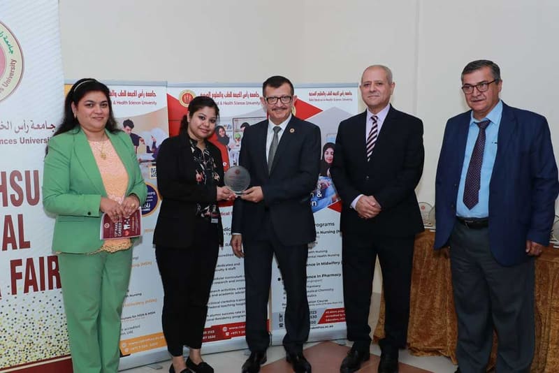 13th Career Fair 2023 at RAK Medical & Health Sciences University, 2023-24 — photograph 36 of 40