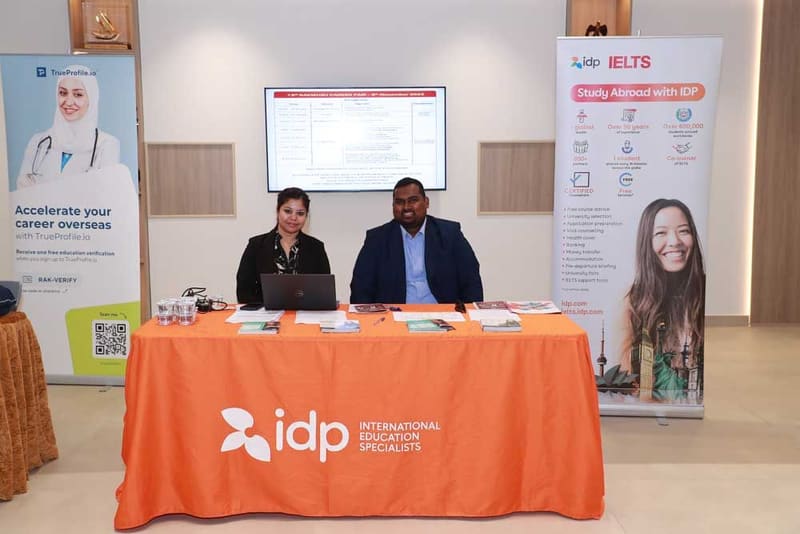 13th Career Fair 2023 at RAK Medical & Health Sciences University, 2023-24 — photograph 38 of 40
