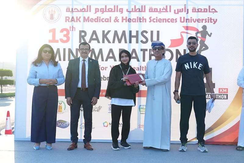 13th RAKMHSU Mini Marathon 2025 at RAK Medical & Health Sciences University, 2024-25 — photograph 9 of 25