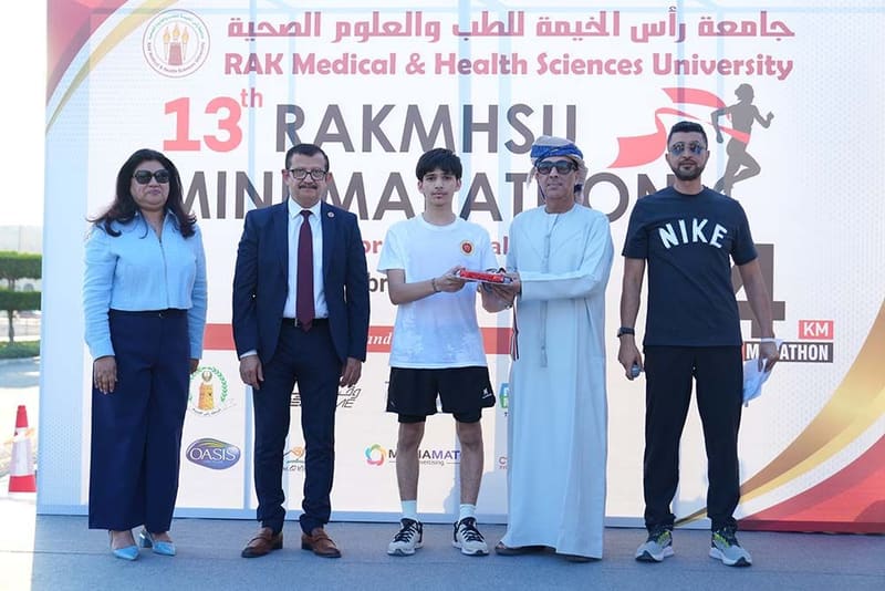 13th RAKMHSU Mini Marathon 2025 at RAK Medical & Health Sciences University, 2024-25 — photograph 12 of 25