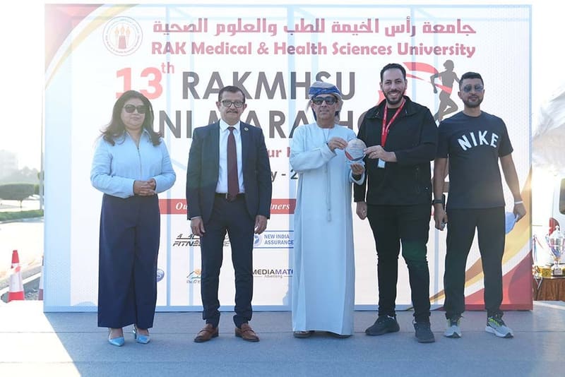 13th RAKMHSU Mini Marathon 2025 at RAK Medical & Health Sciences University, 2024-25 — photograph 16 of 25