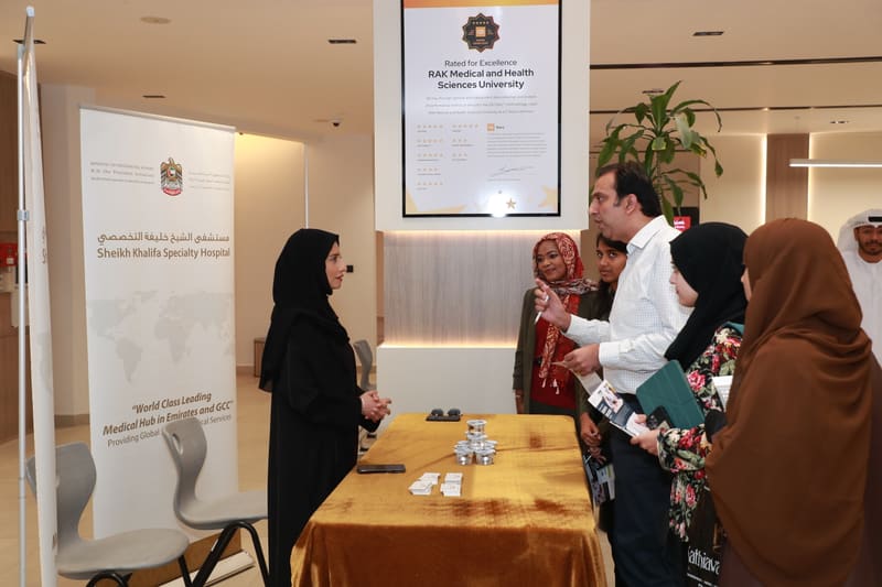 14th RAKMHSU Career Fair 2024 at RAK Medical & Health Sciences University, 2024-25 — photograph 6 of 25
