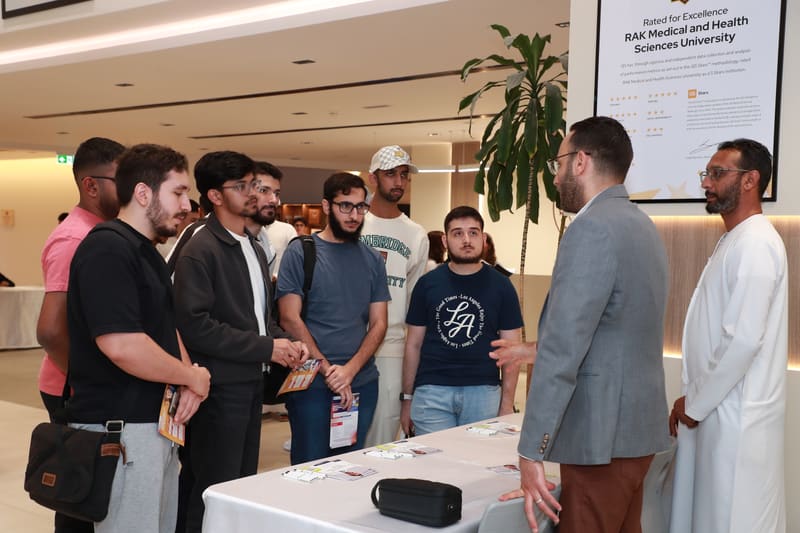 14th RAKMHSU Career Fair 2024 at RAK Medical & Health Sciences University, 2024-25 — photograph 8 of 25