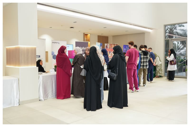 15th RAKMHSU Career Fair 2025 at RAK Medical & Health Sciences University, 2025-26 — photograph 12 of 28