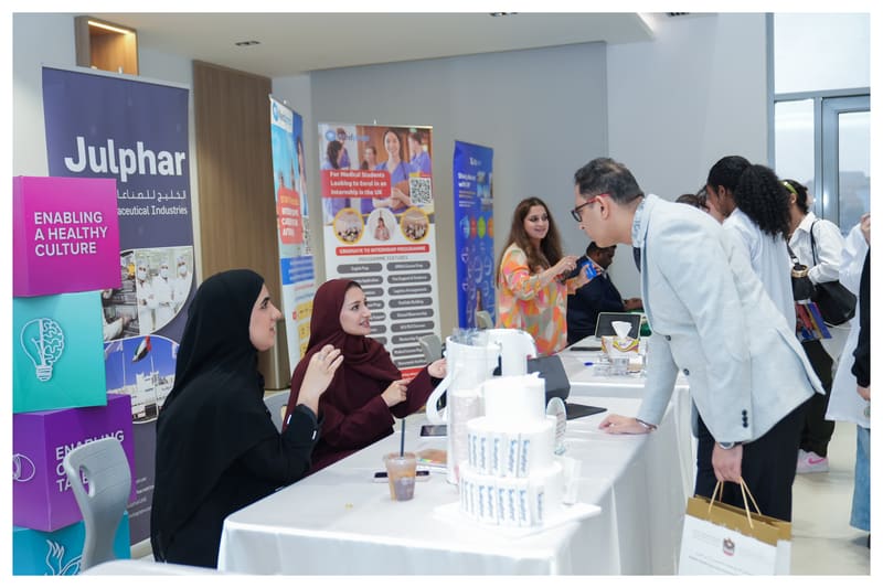 15th RAKMHSU Career Fair 2025 at RAK Medical & Health Sciences University, 2025-26 — photograph 16 of 28