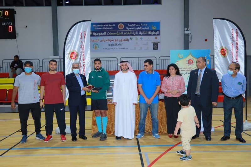 2nd RAKMHSU RAK Goverement Football Tournament 2022 at RAK Medical & Health Sciences University, 2021-22 — photograph 12 of 27