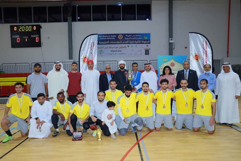 2nd RAKMHSU RAK Goverement Football Tournament 2022 at RAK Medical & Health Sciences University, 2021-22 — photograph 25 of 27