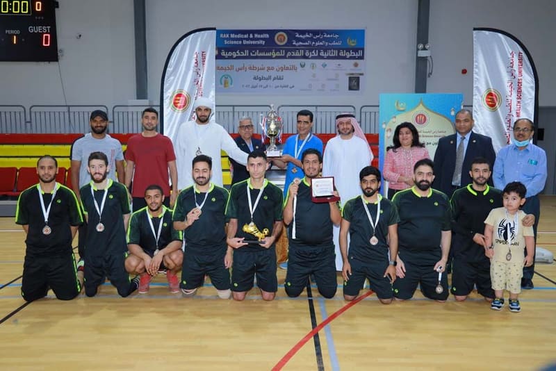 2nd RAKMHSU RAK Goverement Football Tournament 2022 at RAK Medical & Health Sciences University, 2021-22 — photograph 26 of 27