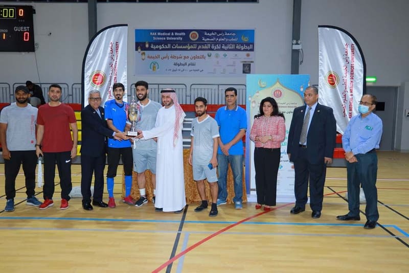2nd RAKMHSU RAK Goverement Football Tournament 2022 at RAK Medical & Health Sciences University, 2021-22 — photograph 27 of 27