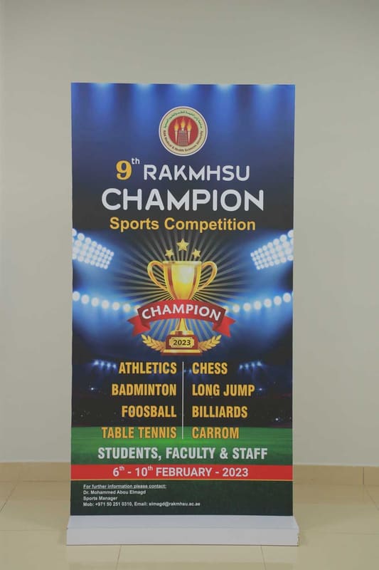 9th RAKMHSU Champion Sports Competition at RAK Medical & Health Sciences University, 2022-23 — photograph 40 of 40