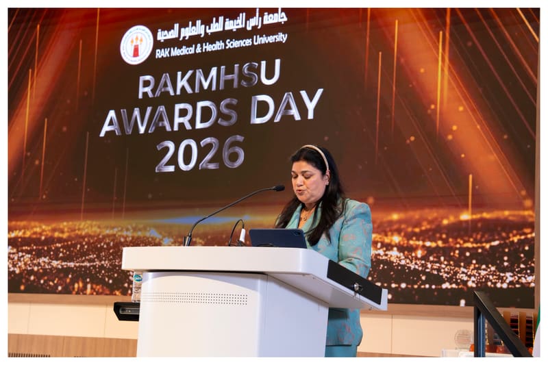 RAKMHSU Awards Day 2026 at RAK Medical & Health Sciences University, 2025-26 — photograph 3 of 39