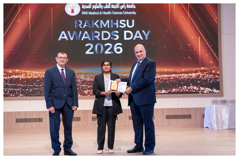 RAKMHSU Awards Day 2026 at RAK Medical & Health Sciences University, 2025-26 — photograph 23 of 39