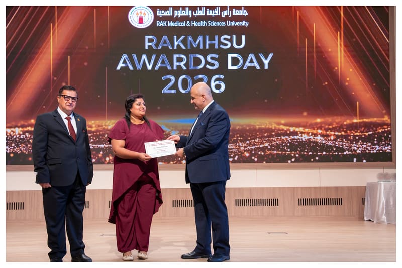 RAKMHSU Awards Day 2026 at RAK Medical & Health Sciences University, 2025-26 — photograph 31 of 39