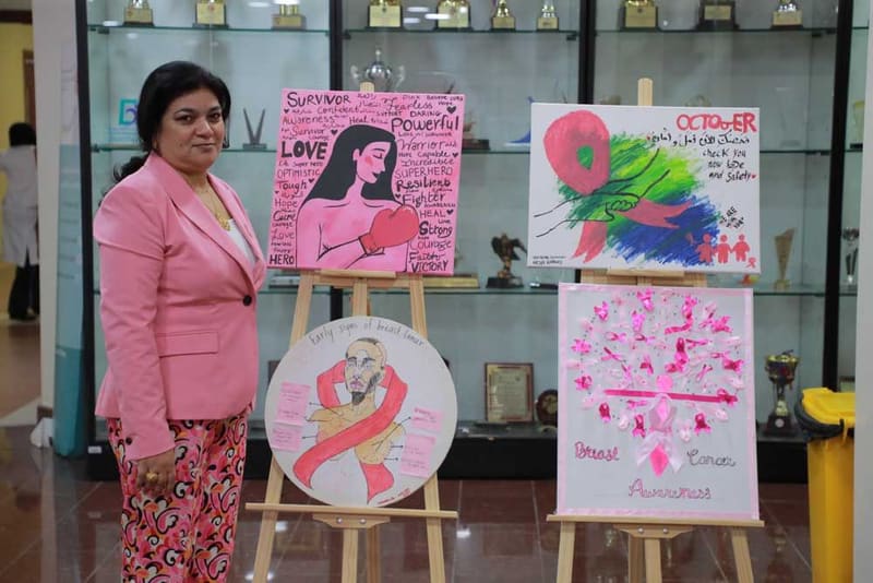 Breast Cancer Awareness Day (Pink October) 2022 at RAK Medical & Health Sciences University, 2022-23 — photograph 14 of 20