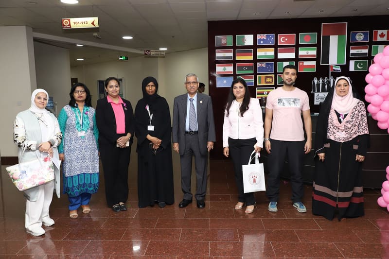 Breast Cancer Awareness Month Pink Oct. 2019 at RAK Medical & Health Sciences University, 2019-20 — photograph 4 of 31