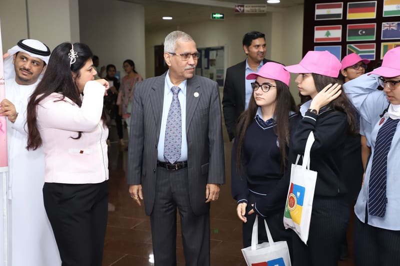 Breast Cancer Awareness Month Pink Oct. 2019 at RAK Medical & Health Sciences University, 2019-20 — photograph 6 of 31