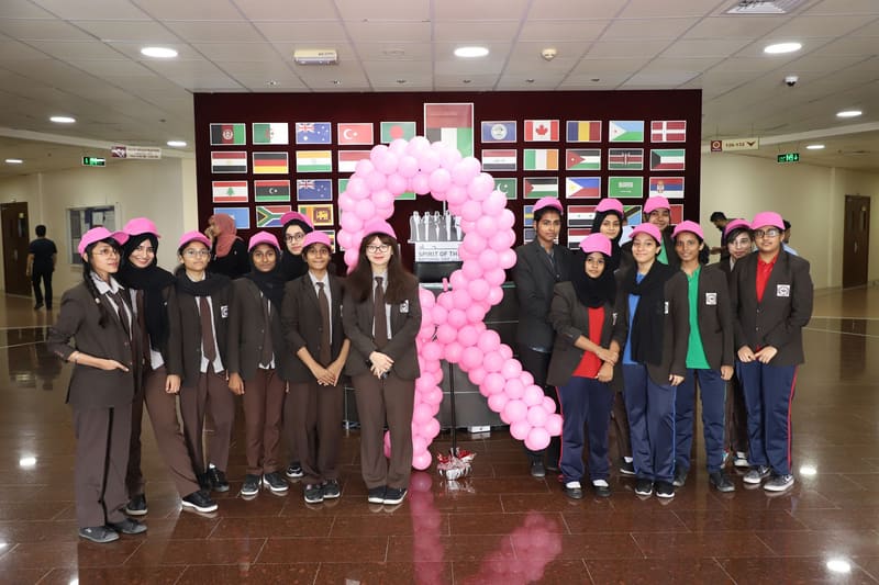 Breast Cancer Awareness Month Pink Oct. 2019 at RAK Medical & Health Sciences University, 2019-20 — photograph 7 of 31