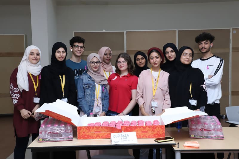 Breast Cancer Awareness Month Pink Oct. 2019 at RAK Medical & Health Sciences University, 2019-20 — photograph 9 of 31