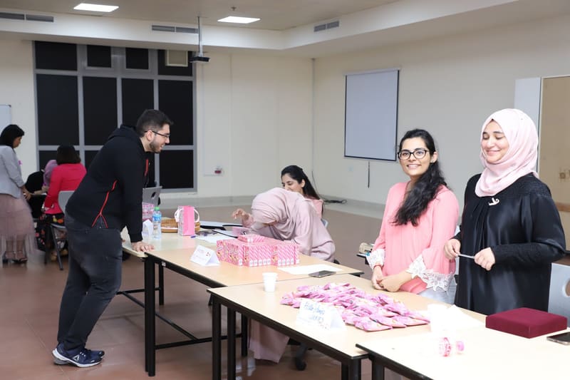 Breast Cancer Awareness Month Pink Oct. 2019 at RAK Medical & Health Sciences University, 2019-20 — photograph 11 of 31