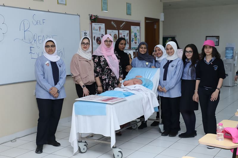 Breast Cancer Awareness Month Pink Oct. 2019 at RAK Medical & Health Sciences University, 2019-20 — photograph 13 of 31