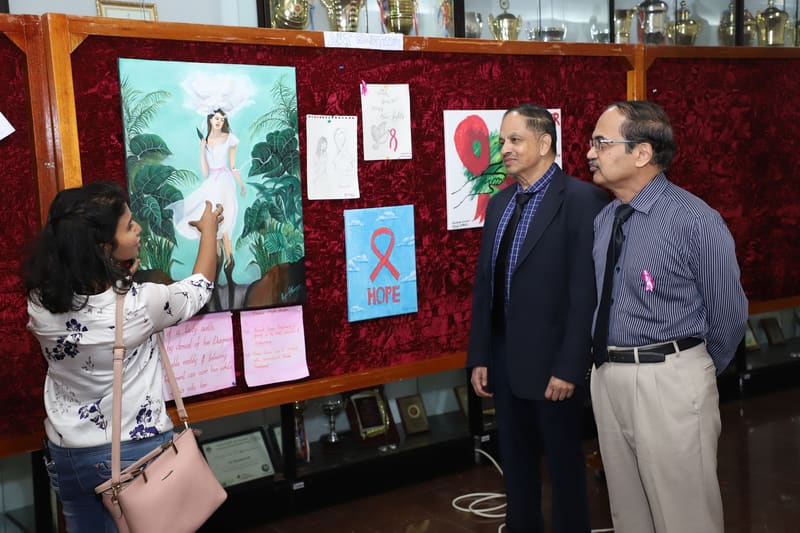 Breast Cancer Awareness Month Pink Oct. 2019 at RAK Medical & Health Sciences University, 2019-20 — photograph 15 of 31