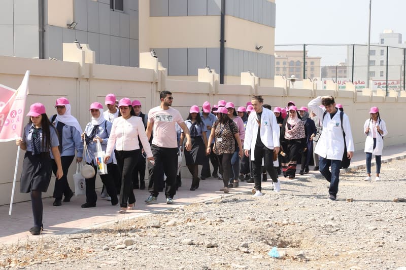 Breast Cancer Awareness Month Pink Oct. 2019 at RAK Medical & Health Sciences University, 2019-20 — photograph 20 of 31