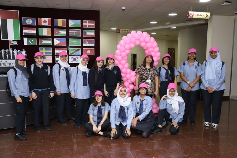Breast Cancer Awareness Month Pink Oct. 2019 at RAK Medical & Health Sciences University, 2019-20 — photograph 27 of 31
